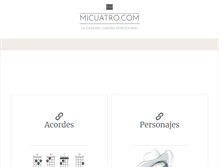 Tablet Screenshot of micuatro.com